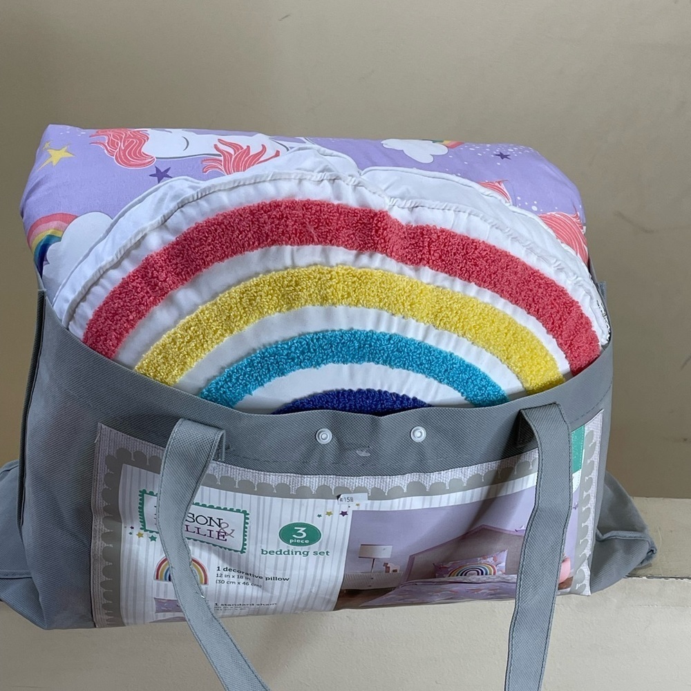 Kids Rainbow Bedding Set - Multicolor - Picture 6 of 7